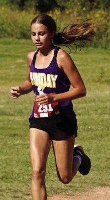 Braylynn Myers, 1st place JH girls division.