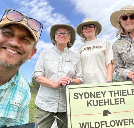 Wildflower garden dedicated to memory of Sydney Kuehler