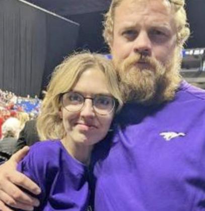 THE LATE SYDNEY KUEHLER WITH HUSBAND, AARON |