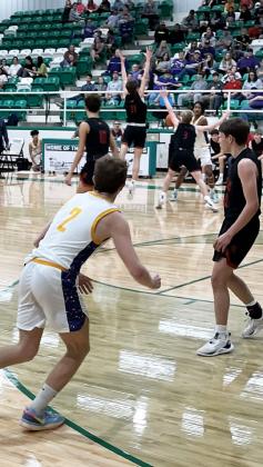 MOGUL MAGIC #2 Junior Connor Willison was all over the court in Munday's bi-district win Tuesday night. | SUE JANE SULLIVAN PHOTO