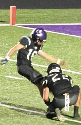 MUSTANGS DOMINATED The Benjamin Mustangs dominated the game from the opening kick and defeated the Aspermont Hornets 53-8 last Friday night at home. | COURTESY PHOTO