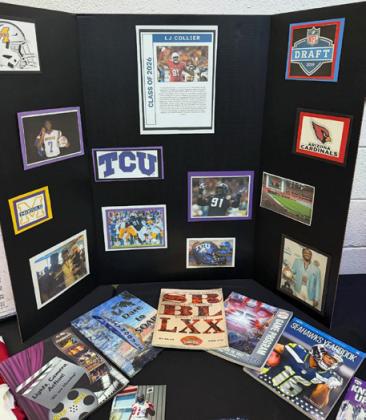 COLLIER HONORED Munday football stand-out and now NFL player, L.J. Collier was inducted into the Big Country Athletic Hall of Fame on April 20. | L.J. COLLIER FACEBOOK PHOTOS