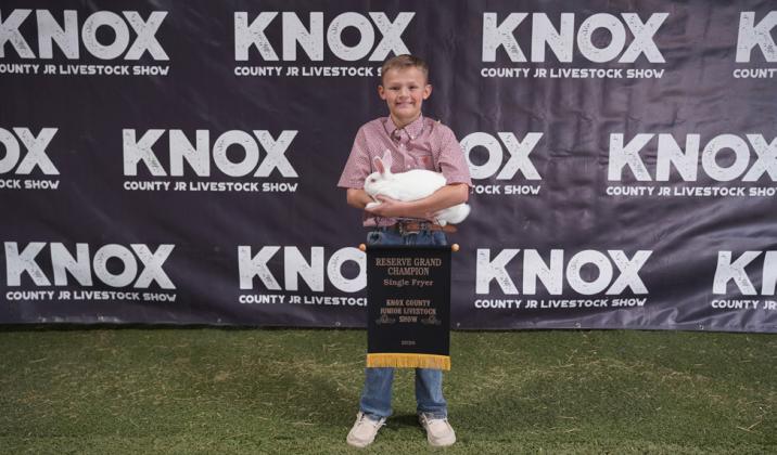 RABBITS, RYKER YATES, INTERMEDIATE SHOWMANSHIP FRYER