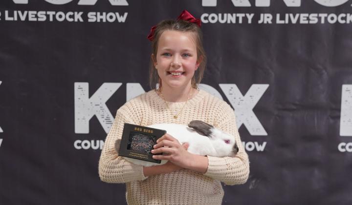 RABBITS, HANNAH WILDE, JUNIOR SHOWMANSHIP, FRYER