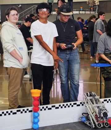 On Saturday, Sept. 25, the Knox City High School robotics team traveled to Abilene for their first contest of the year. They represented well for the first contest of the year. This Saturday the team will travel to Bryson (results not available at press time). | COURTESY PHOTOS