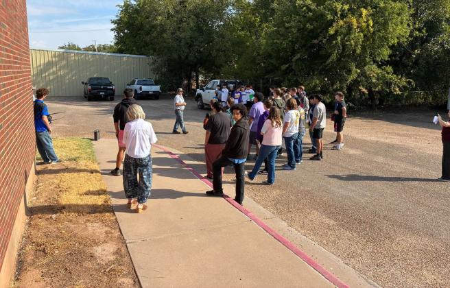 DRONESPRAYERS are being used more widely for precise agricultural spraying, without the danger to a pilot. A large group of students gathered to hear about this emerging career field.