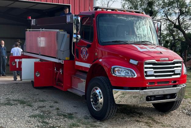 45YEARSNEW Themostrecent,andnewest—by45years—addition for BenjaminVFD’s equipment will provide a more reliable response vehicle to protect lives and property. | TROY PARTON