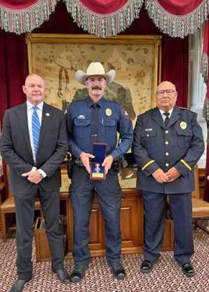 Knox City’s Officer Eddie recognized by TCOLE