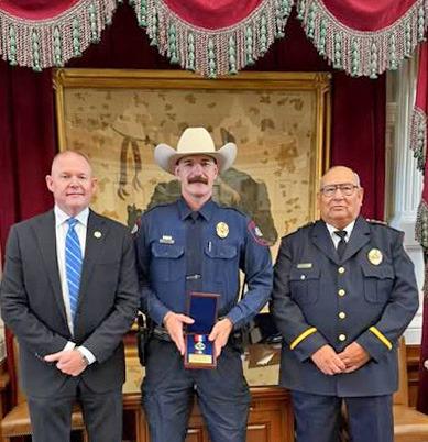 Knox City’s Officer Eddie recognized by TCOLE