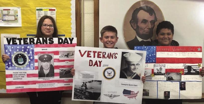 Knox City Elementary—(l-r) Jaycee Sharp (2nd), Braden Urbanczyk (1st), Xzane Ruiz (3rd). Courtesy photos