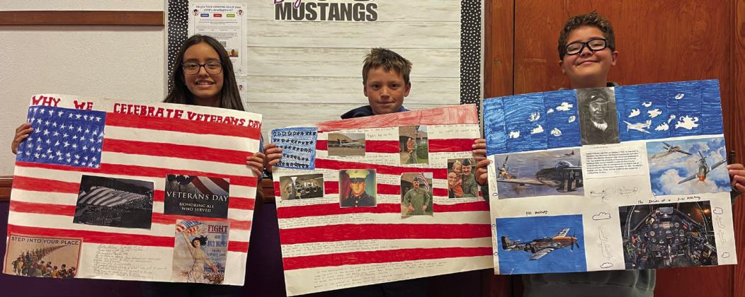 Benjamin Elementary—(l-r) Natalie Barraza (3rd), Cory Jones (2nd), Raian Cano (1st).