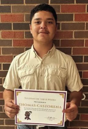 THOMAS CASTORENA, 12th grade