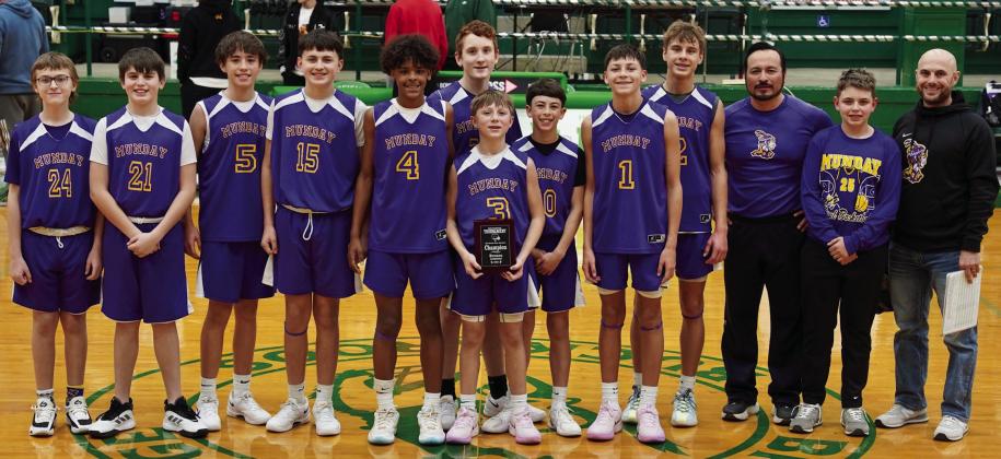 JUNIOR HIGH MOGULS WALK AWAY TOURNAMENT CHAMPIONS This past weekend, the 8th grade Moguls participated in the Breckenridge A Team Invitational Tournament where they were ultimately crowned the tournament champions. They defeated their first opponent Breckenridge 44-26. They defeated their next apponent New Wave Christian Academy 40-17. Lastly, they met up with a good Peaster squad in the championship game, but came out on top with a score of 32-25. | LACI BOWMAN