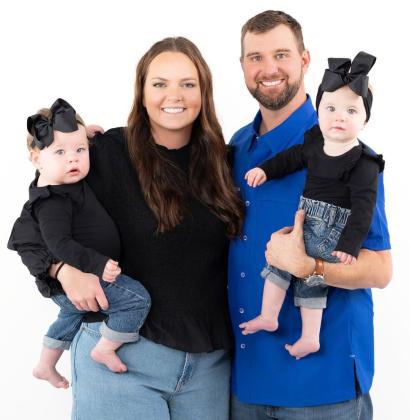 BOOE ROOFING NEW OWNERS Knox County couple Keith and Maggie Booe (shown here with their youngest family members) recently purchased Booe Commercial Roofing, Inc. | COURTESY PHOTO