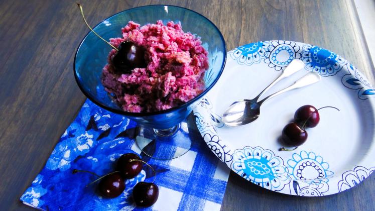 MANYVERSIONSOFGRANITAS typically made by adding sugar to fruit juice, coffee, or other beverages and pouring the mixture into a baking dish to begin the freezing process. | ANGELINA LaRUE PHOTO