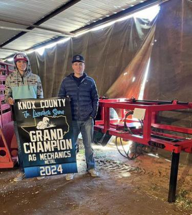 POLY ROLLER The Knox City FFA is raffling off a Poly Roller that was built for an Ag Mechanics project. All benefits will go to support the Knox City FFA department.The drawing will beWednesday, March 6 at10a.m.Eachticketis$200,contactJustinYatesat325-668-7523for any information or to enter your name to win! | COURTESY PHOTO