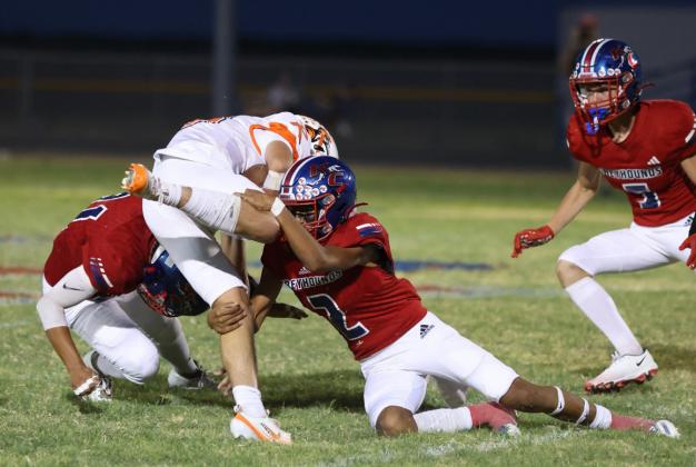 WINNING EFFORT on Homecoming night has the Knox City Greyhounds sitting at 3–0 for the season. | SHERI BATY