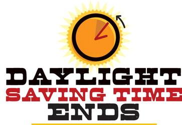 Turn clocks back this Sunday