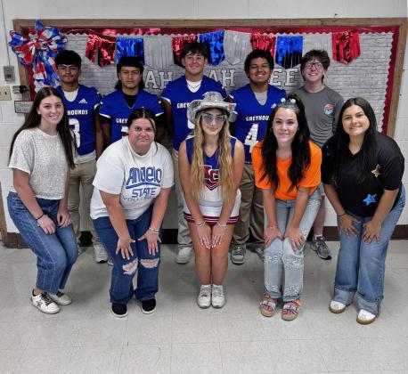 HOMECOMING COURT NOMINEES Miss Firelighter: Aubrey Lerma, K’Lee Grimsley, Savannah Friddle; Football Sweetheart: Aubrey Lerma, Savannah Friddle, Grayson Utley; Band Beau: Colton Cox: Football Hero: Chase Rowland, Zander Abila, Joel Contreras, Nathan Martinez. | COURTESY PHOTO