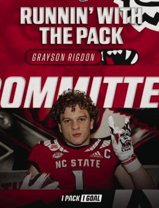 COMMITMENT OF EXCELLENCE 2024 Benjamin Mustang graduate Grayson Rigdon, one of the best to do it in six-man football has committed to North Carolina State University. Big news for #sixmanfootball! Best of Luck shouts go out to Grayson. | COURTESY #TXHSFB