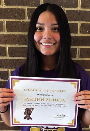 9th Grade JASLINN ZUNIGA