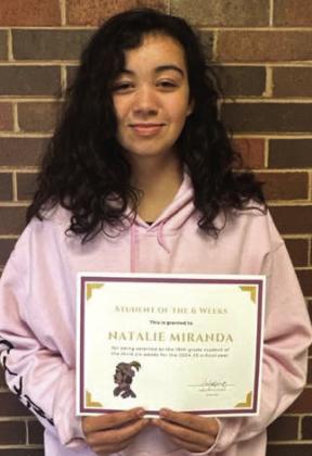 10th Grade NATALIE MIRANDA