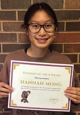 11th Grade HANNAH MONG