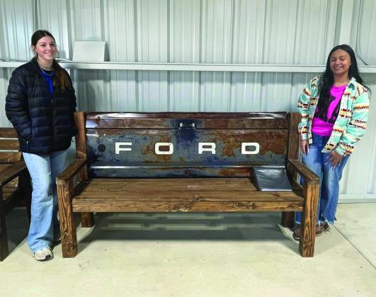 First-Ford Bench-Grayson Utley, Crystal Sanchez. See more winners page 6.