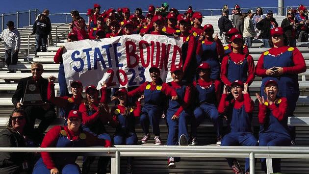 CONGRATULATIONS go to the Knox City Greyhound band and Director Mark Tucker as they have advanced to the State Marching Competition. | COURTESY PHOTO