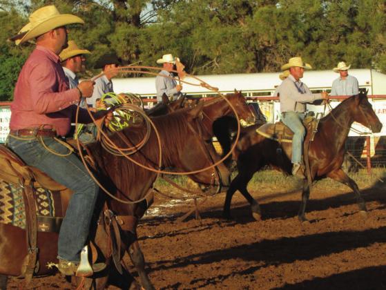 Ready to separate the calf from the herd. Don Thompson/The Knox County News-Courier