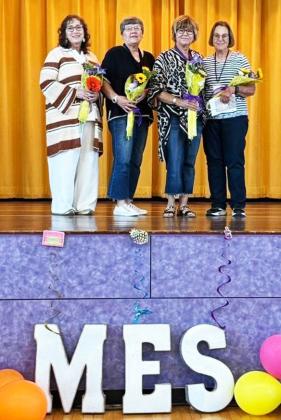 MES RETIREES HONORED As part of end-of-school-year activities, Munday Elementary School recognized staffers ion the occasion of their retirement. | COURTESY PHOTO