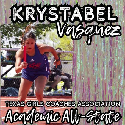 KNOX CITY GIRLS MAKE ALL-STATE Congratulations to seniors Kinlee Eaton and KrystabelVasquez on theirTGCA Academic All-StateTrack and Field honors.This is awarded to seniors who hold an overall GPA of a 94 or higher. | CREATIVE INK PHOTOGRAPHY