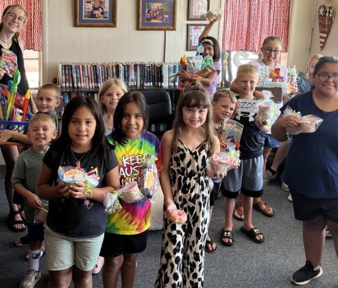 The Summer reading BINGO event at the library ended with several hard working participants awarded with many awesome prizes. | COURTESY PHOTO
