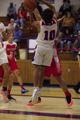 Hunter Lerma goes up for two | SHERI BATY PHOTOS