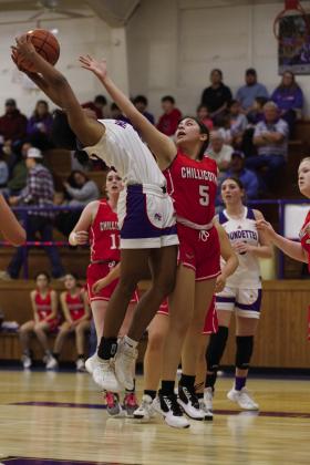 Nevaeh Martinez grabs the rebound | SHERI BATY PHOTOS