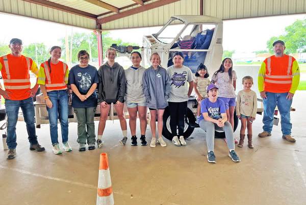 TxDOT demo teaches youngsters how seat belts save lives