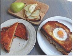 LORD, IT’S HARDTO BE HUMBLE when you’re an elevated form of the everyday grilled cheese sandwich! | ANGELINA LaRUE PHOTO