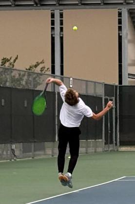 STATE HONOR Benjamin’s Keegan Hayes was the State runner-up in tennis last week. Competing in the State 1A tennis championships in San Antonio, he finished in 2nd place in boys singles. | COURTESY PHOTOS