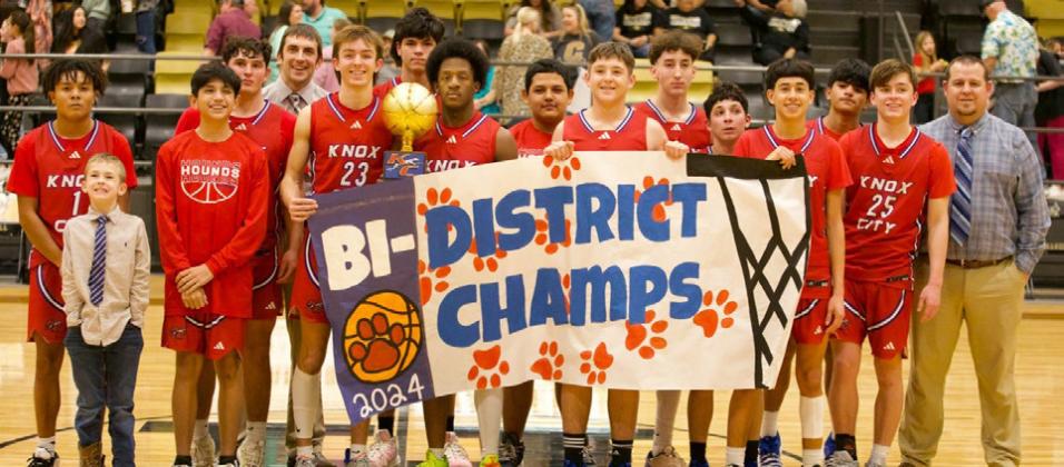 KNOX CITY The Knox City Greyhounds defeated the Crowell Wildcats 65-41 in Haskell Tuesday night for the bi-district championship. | SHERI BATY PHOTO