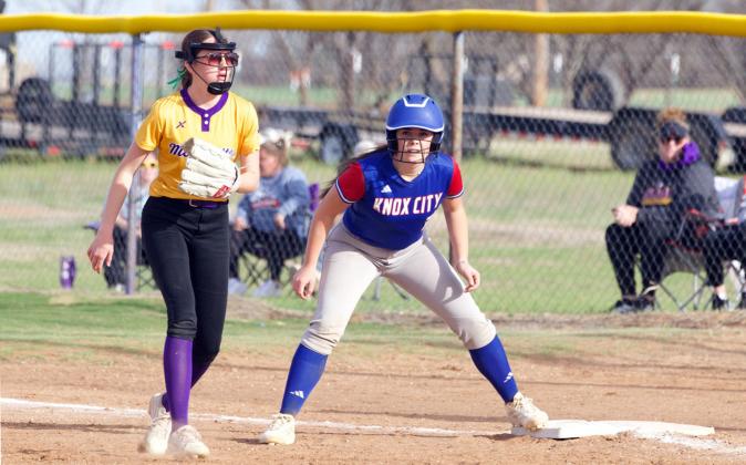 Savannah Friddle is ready to run at first