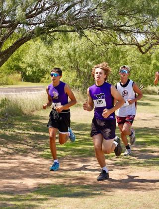 CARSON WILLISON finished in third place during the Munday Invitational cross country meet on Wednesday, Sept. 3. | LACI BOWMAN PHOTO