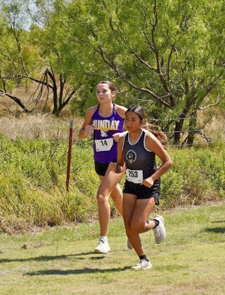 KENNEDYBOSWORTH finished in third place during the Munday Invitational cross country meet on Wednesday, Sept. 3. | LACI BOWMAN PHOTO