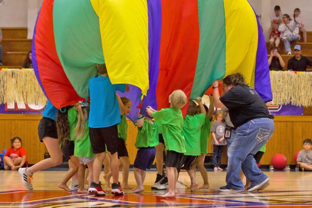 Pre-kindergarten finds their rhythm under the big top.
