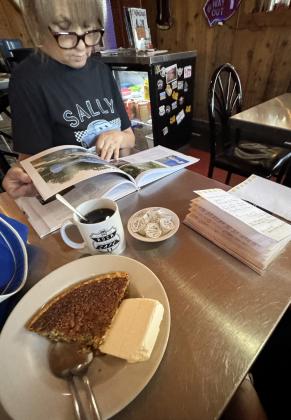 HOME STYLE At the Rock Café in Stroud, Oklahoma, the comfort food is served up as fast as Sally the Porsche. In addition to standards like buffalo burgers and chicken fried steak, the diner serves German dishes like Jagerschnitzel and spaetzle—but the oatmeal pie alone is worth the trip.
