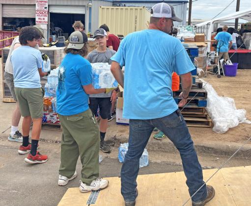 Knox City, area sends help to Hill Country