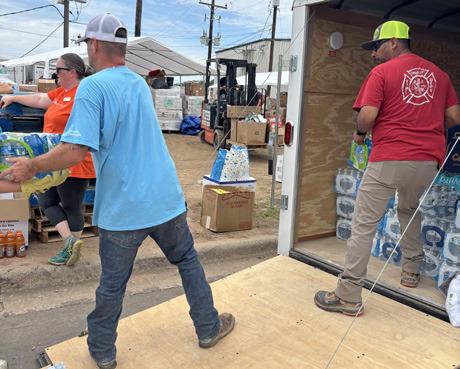 Knox City, area sends help to Hill Country
