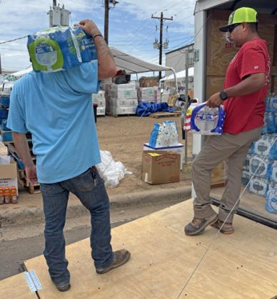 TOGETHER WE ARE #TEXASSTRONG as a community comes together to help those in need. | COURTESY PHOTOS