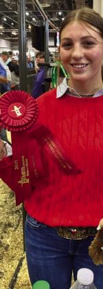 GRAYSONUTLEYPLACESSECOND KnoxCityFFAwasrepresented well at the Houston Livestock Show. Congratulations to Grayson Utley for placing 2nd in her Chester class. | COURTESY PHOTO