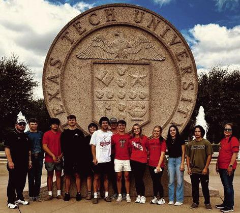 BENJAMIN CLASSES TRAVELED The Benjamin high school Financial Literacy and Entrepreneurship classes traveled to Lubbock and visited Texas Tech last week. The students learned about admission requirements, cost of tuition, scholarship opportunities, and life as a student. | COURTESY PHOTO