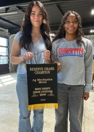 AG MECH SAVANNAH FRIDDLE, NAVEAH MARTINEZ RESERVE GRAND CHAMPION, METAL
